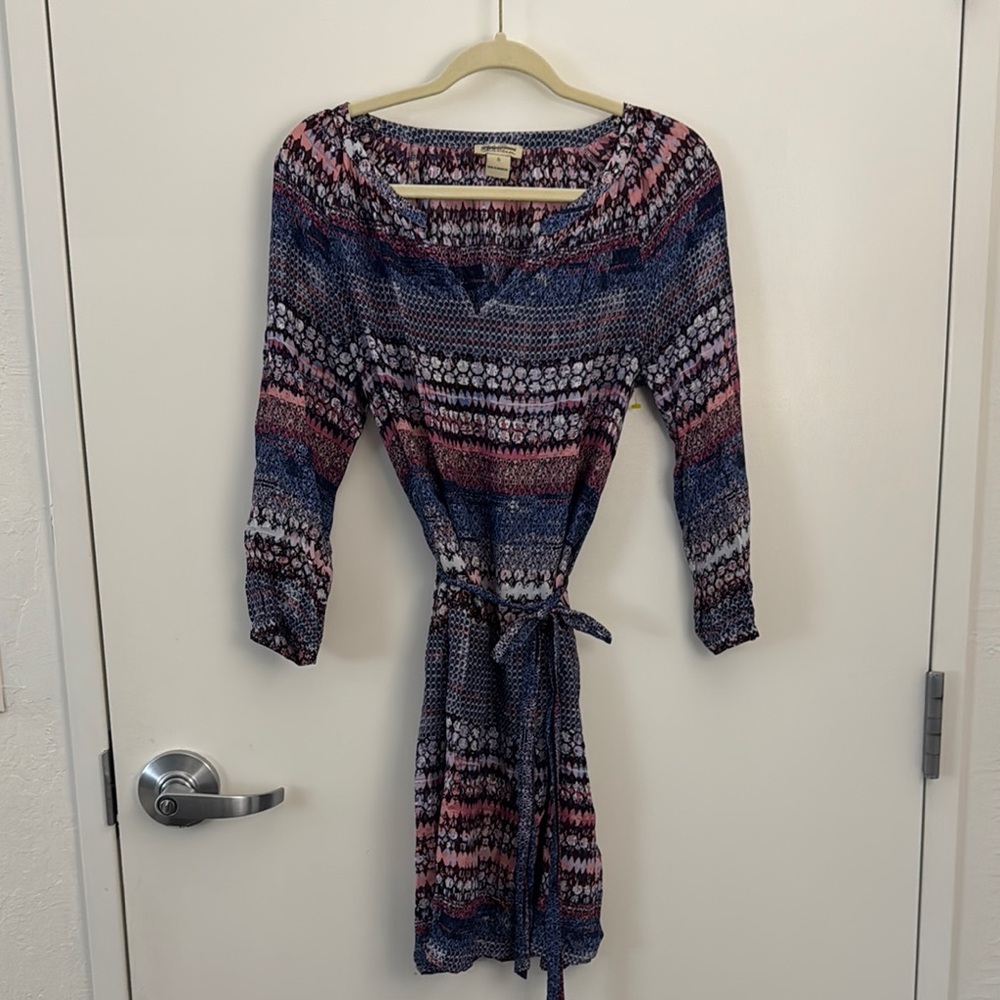 Lucky Brand Multicolor Patterned Women's Dress Size S